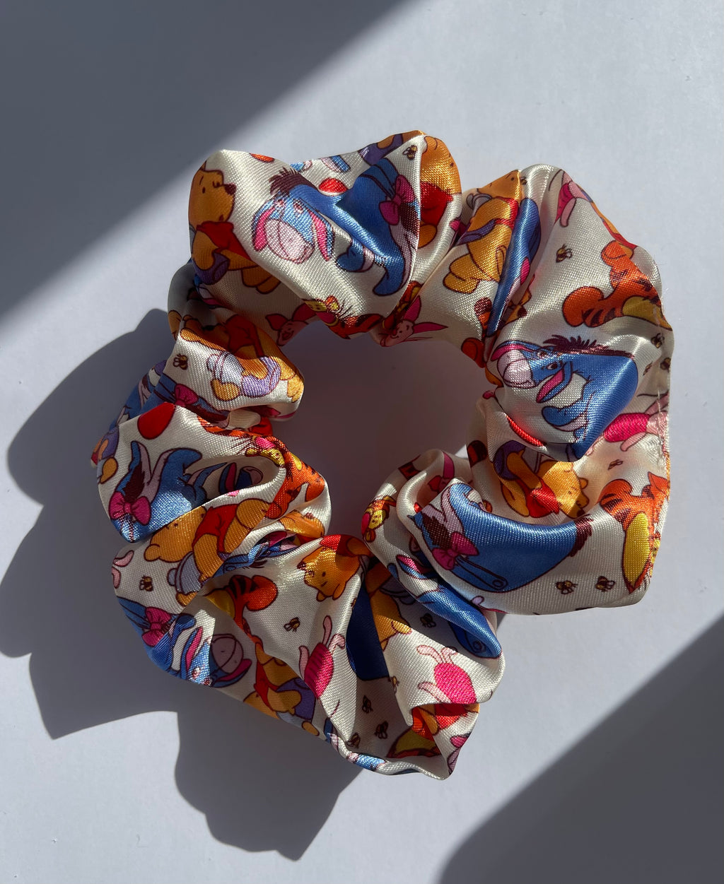 'Honey Corner Friends' Satin Scrunchie