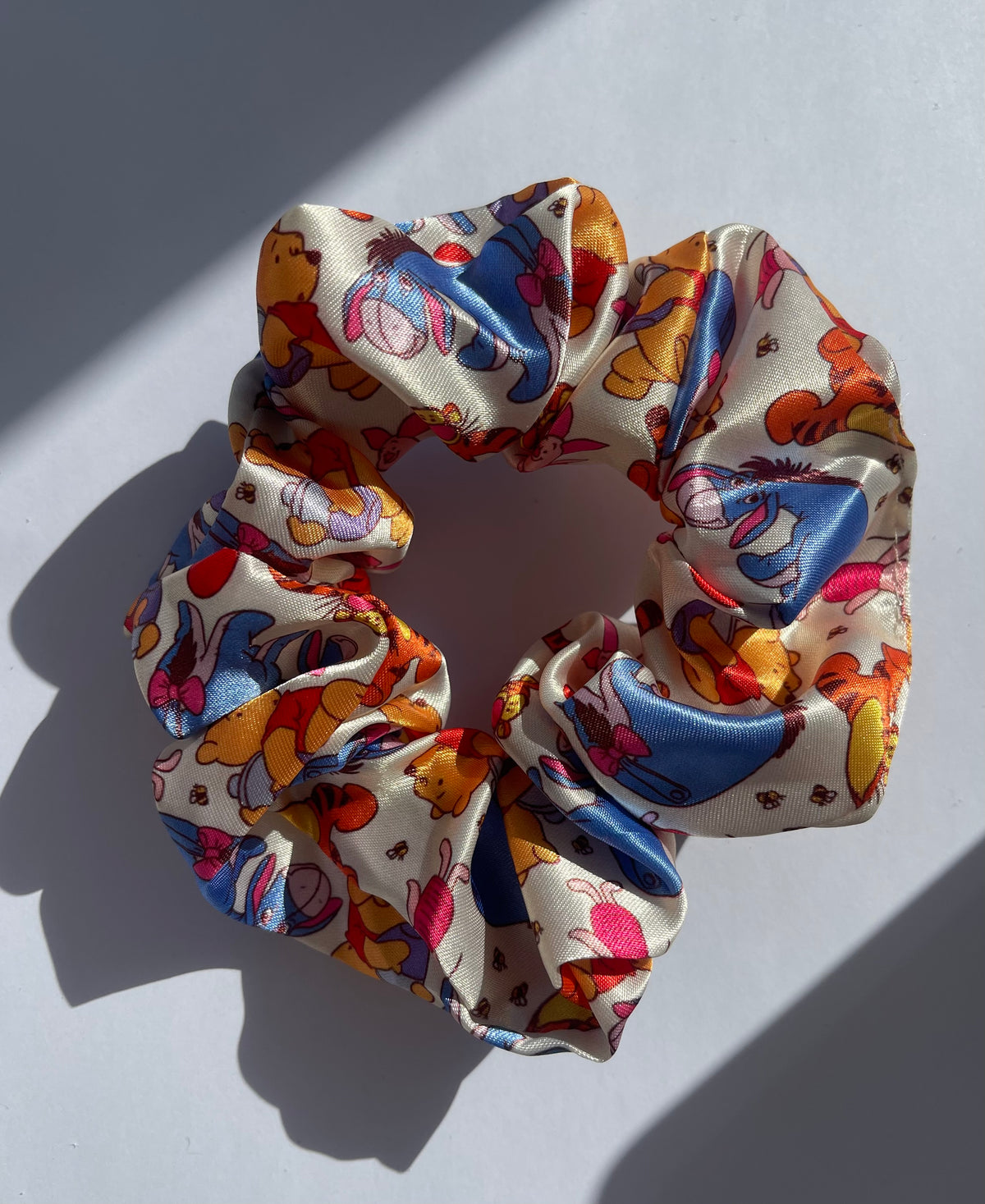 'Honey Corner Friends' Satin Scrunchie