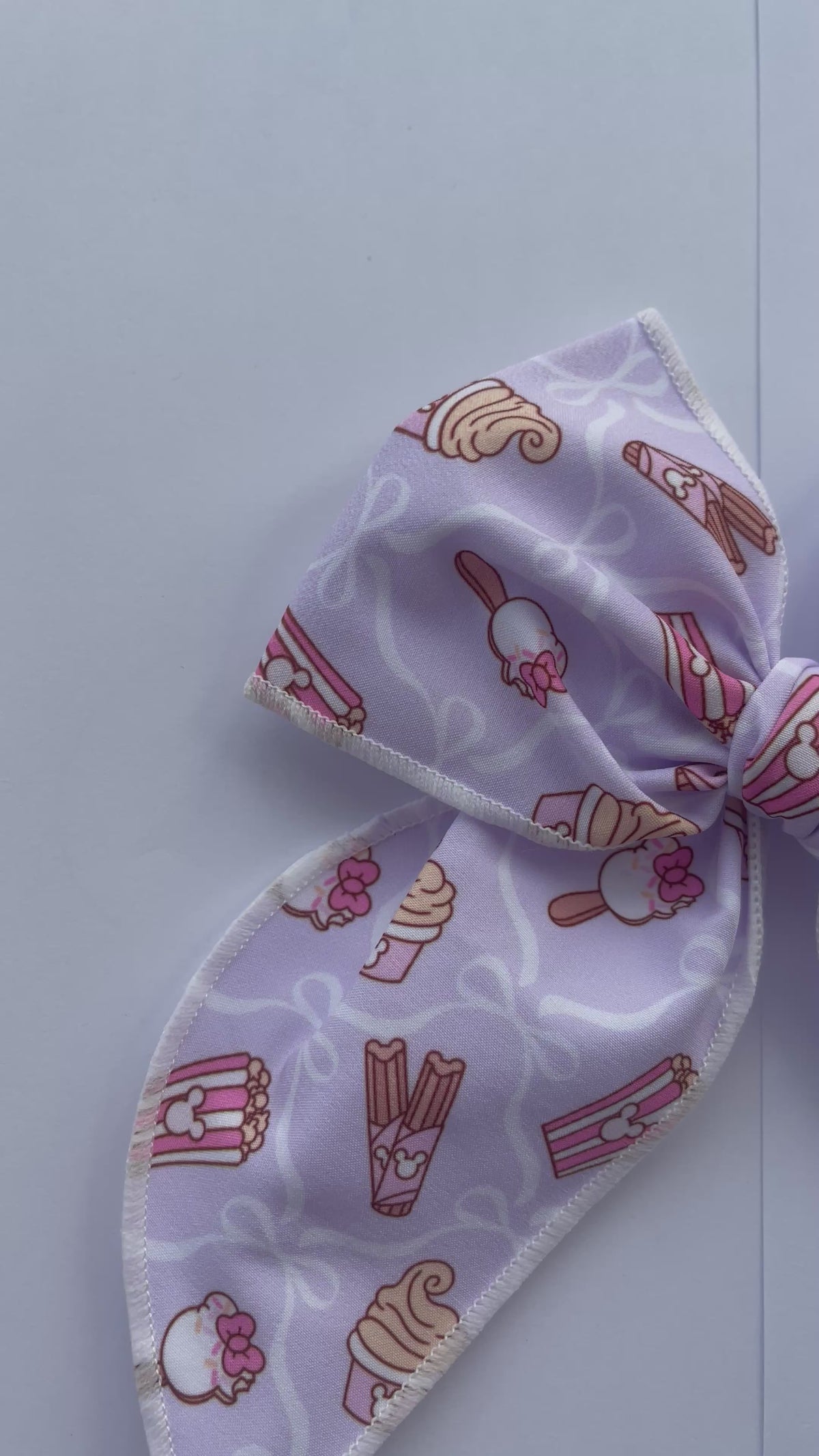 'Pastel Snacks' Bow