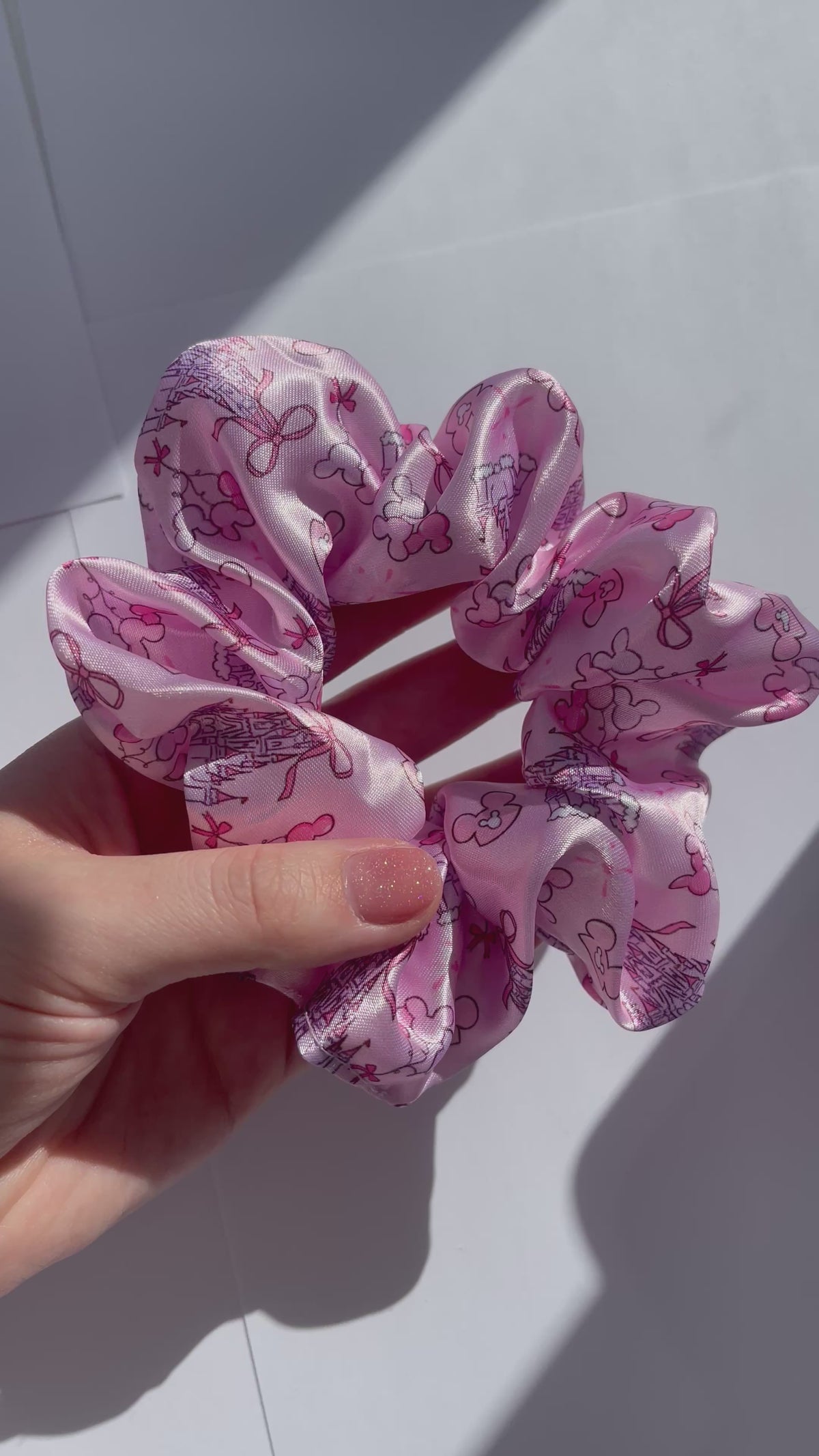 'Pretty Parks' Silk Scrunchie